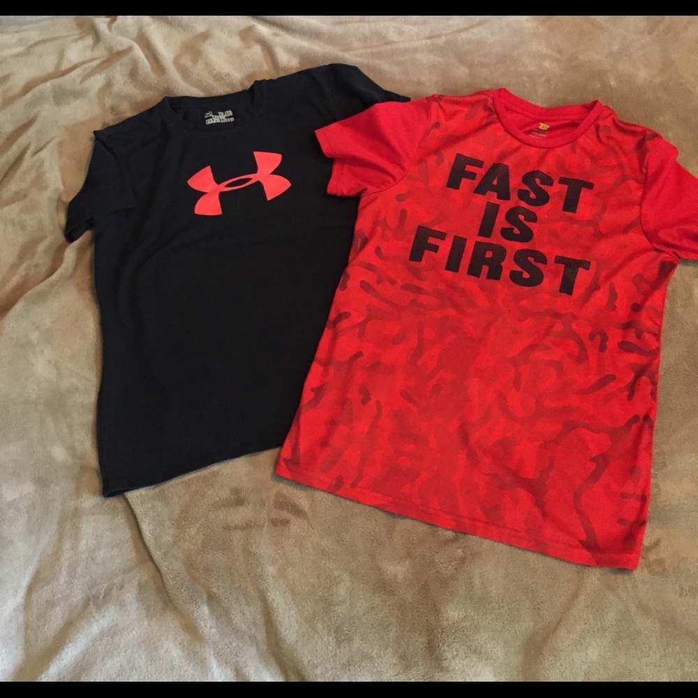 Lot of boys t-shirts.